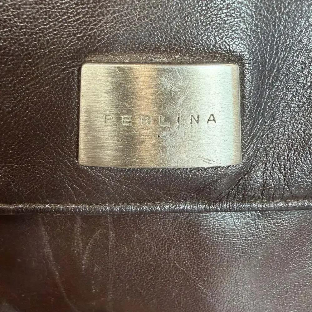 Perlina Dark Brown Soft Leather Sling Bag Backpack